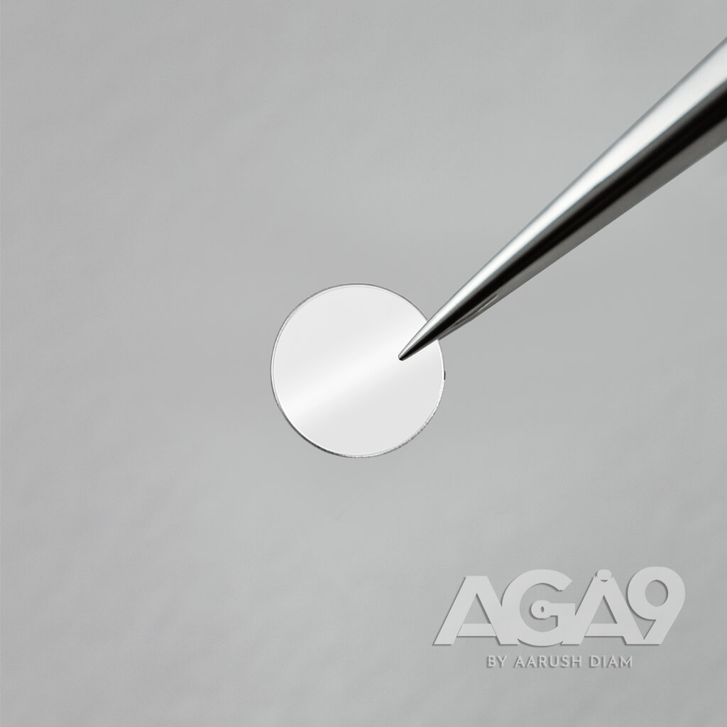 Single Crystal (100) Oriented; Both Side Polished; 10mm Φ, 0.4mm thickness