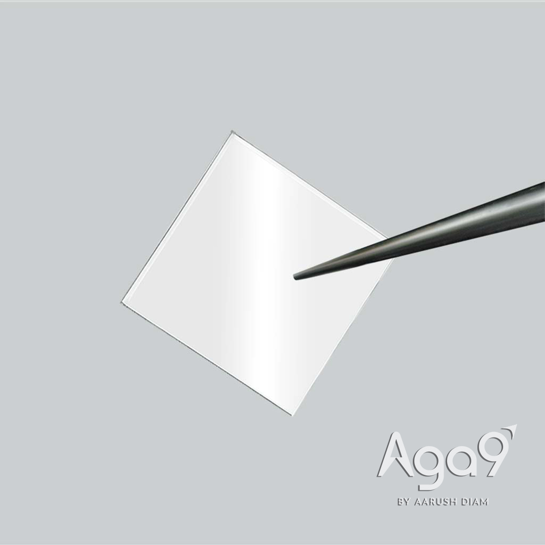 Single Crystal (100) Oriented; Both Side Polished; 8mmx8mm, 0.4mm thickness